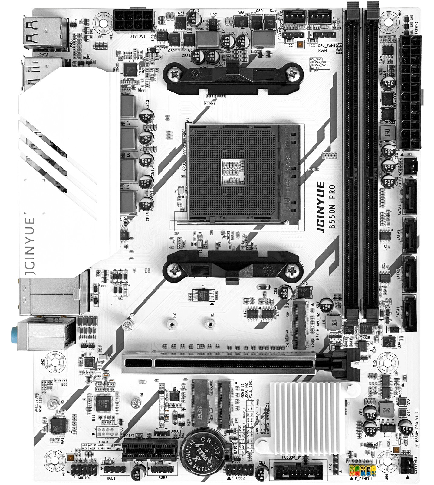 M-ATX B550M Pro Mainboard WiFi Motherboard AM4 AMD HDMI Ryzen 4000/5000 Series