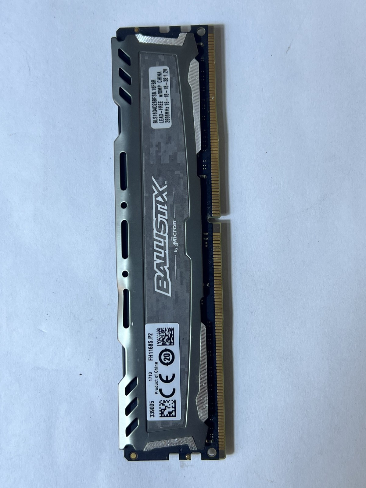 MICRON Ballistix Sport 16GB (1x16GB) DDR4 RAM 2666MHz BLS16G4D26BFSB.16FBR CL 16
