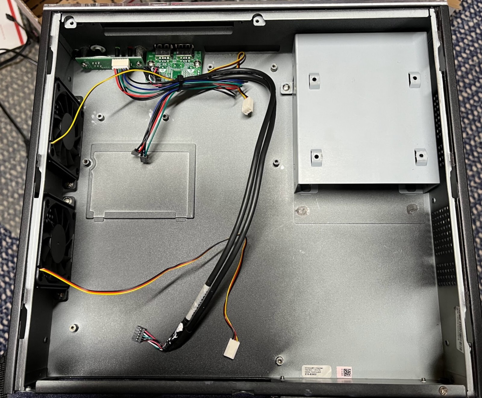 JETWAY JC-111-B Black Mini-ITX Tower Computer Case w/ Fans + USB Rack Mount