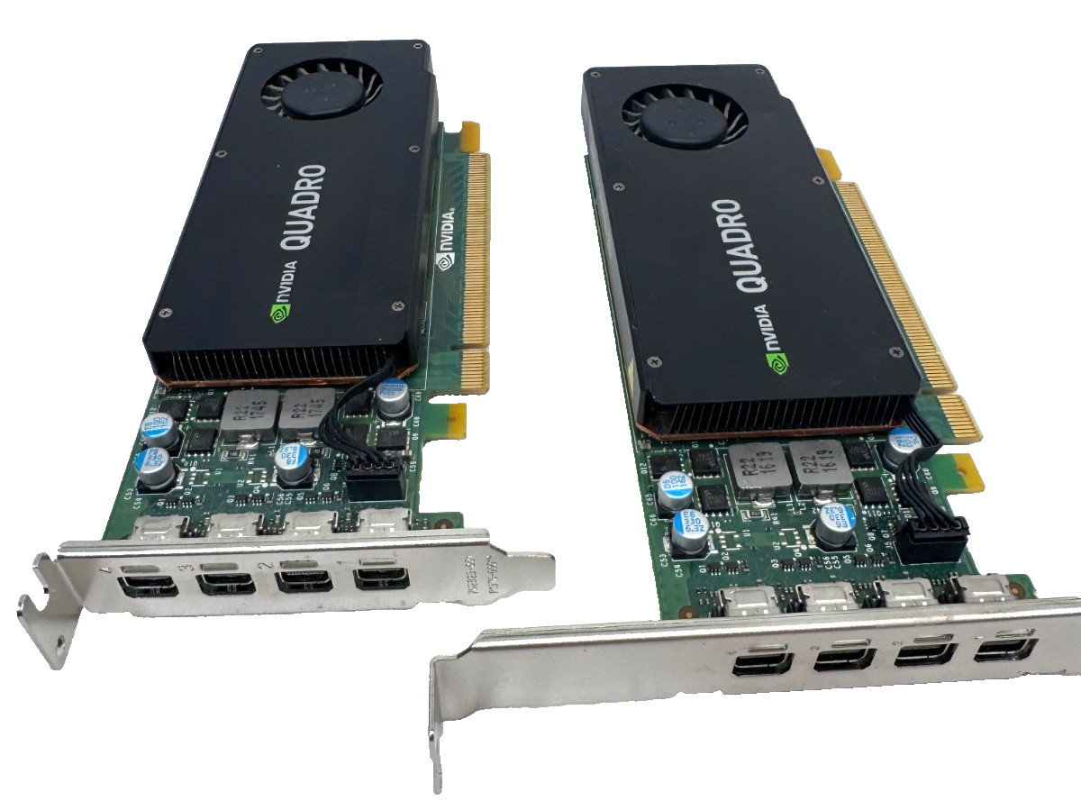 [LOT OF 2] Nvidia Quadro K1200 4GB DDR5 Low Profile Graphics Card