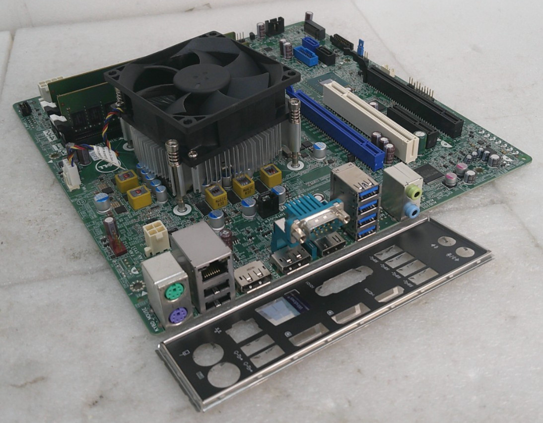 Dell Precision 3620 OMWYPT MB W/ i7-g700 CPU, Heatsink/Fan, 16GB Ram & I/O