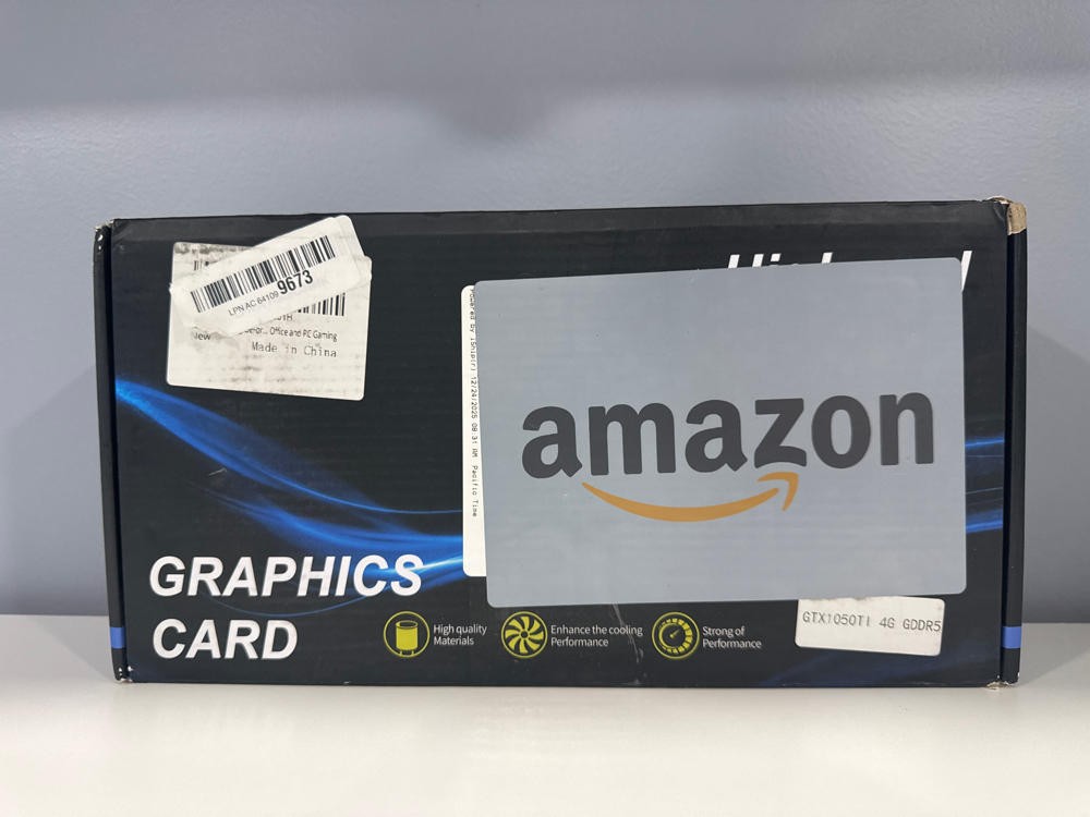 ZER-LON GeForce GTX 1050 Ti Gaming Graphics Card, 4GB GDDR5 128bit 1291MHz DP