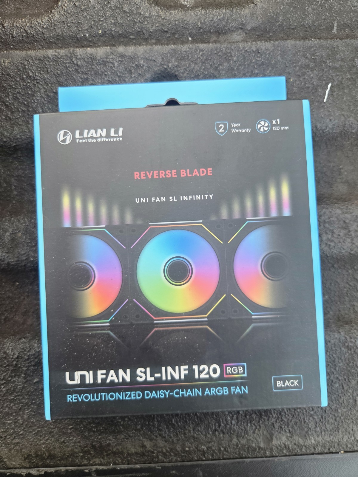 Lian Li SL-Infinity 120mm Case Fan – Black 3 Units