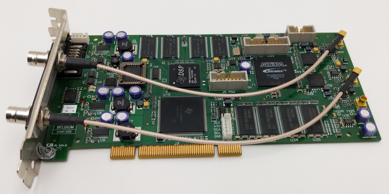 Altera Stratix EVS PCX2 Rev A1 XNet2 540/1500 In Out MPEG PCI Video Capture Card