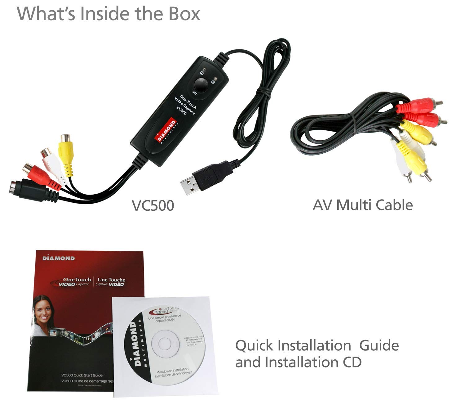 VC500 Touch VHS to Digital Converter – Capture & Convert VHS to Digital Files…