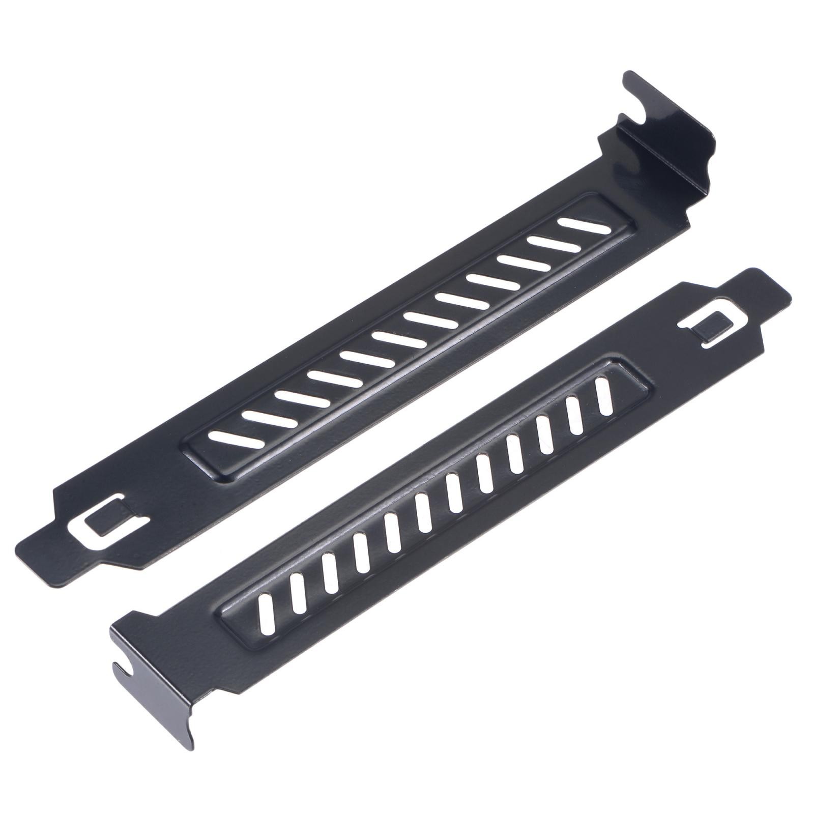 PCI Slot Covers with Screws for PC Case Airflow and Dustproof Black 10pcs