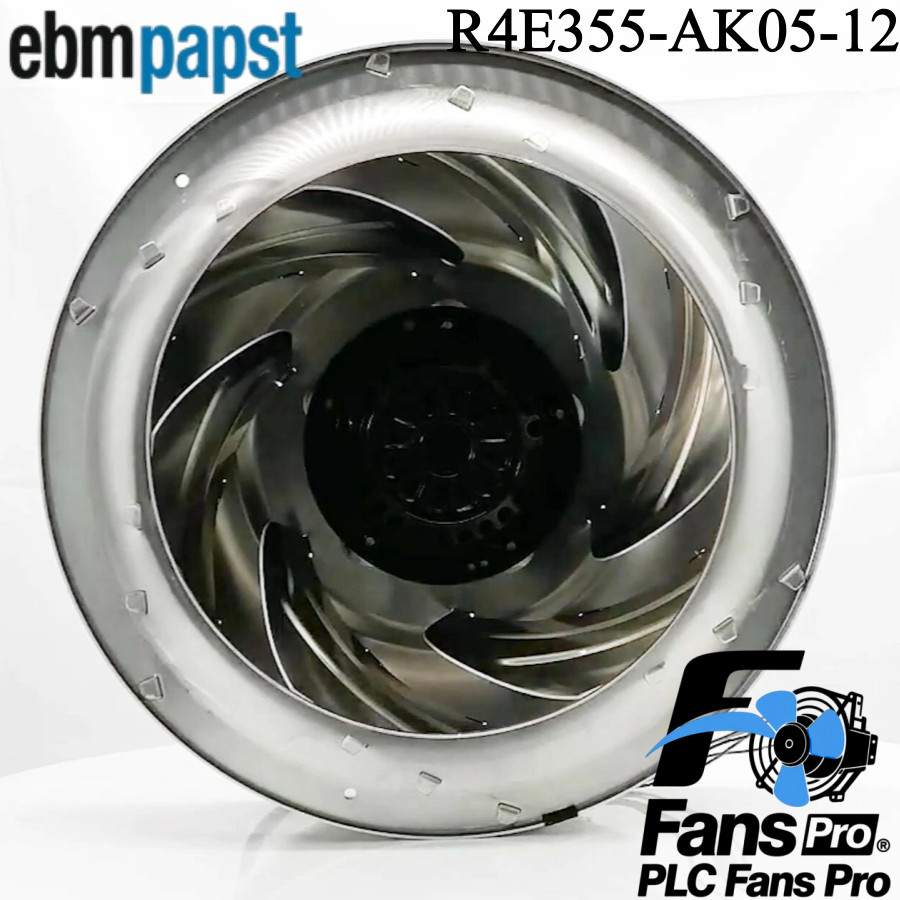 1PCS Brand New Ebmpapst R4E355-AK05-12 AC230V φ355MM FFU Fan Fast Shipping