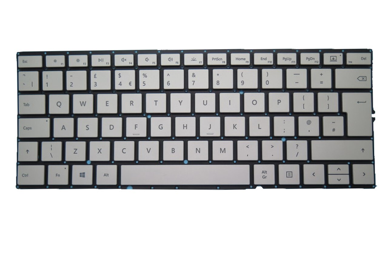 Keycap Replacement Kit – Microsoft Surface Book 3, 2 – UK Layout Keys Ship Free!