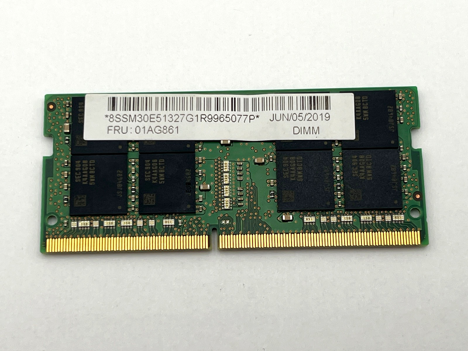 32GB 2Rx8 DDR-4 2666V MHZ SO-DIMM Notebook Samsung M471A4G43MB1-CTD