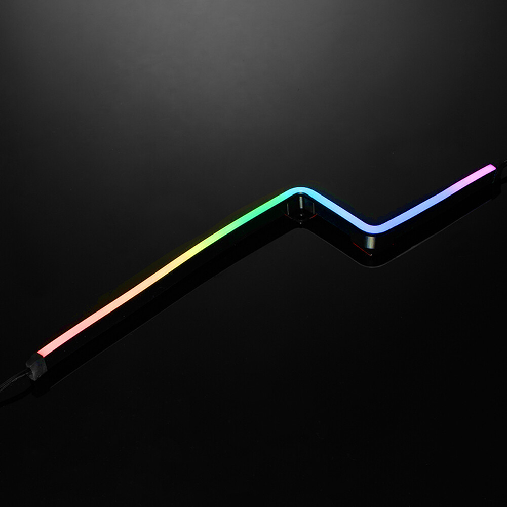 2-Pack 400mm RGB Digital Neon LED Kit Addressable 3-Pin PC Flexible Light Strips