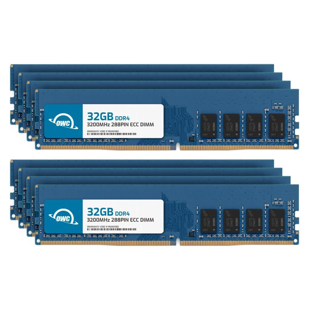 OWC 256GB (8x32GB) DDR4 3200MHz 2Rx8 ECC Unbuffered UDIMM 288pin Memory RAM