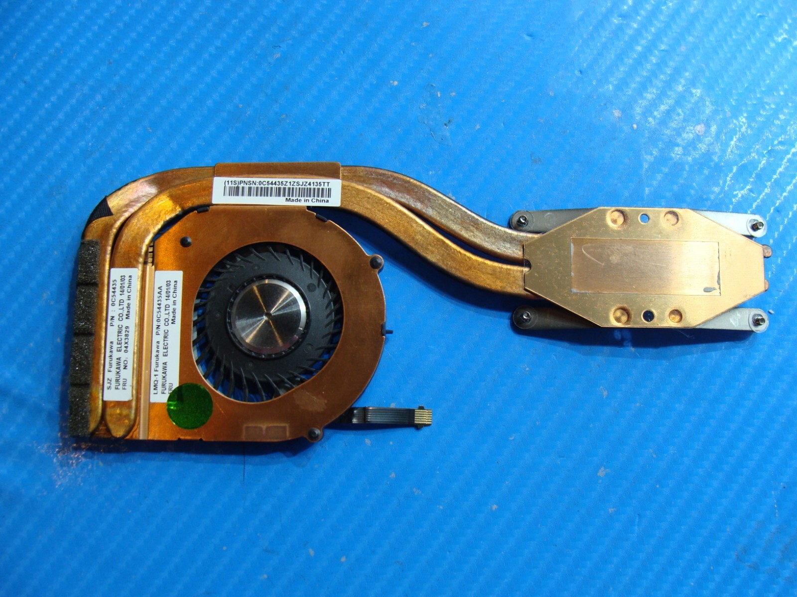 Lenovo ThinkPad X1 Carbon 14″ Genuine CPU Cooling Fan w/Heatsink 0C54435 04X3829