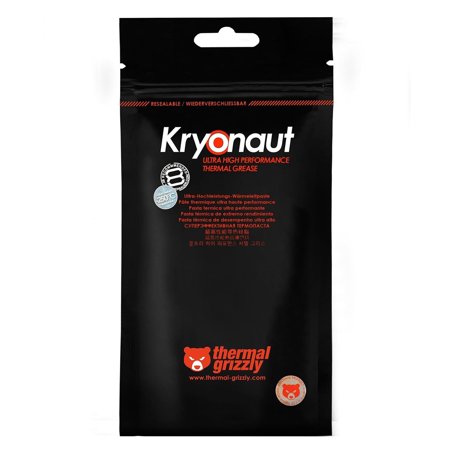 Kryonaut 1g High-Performance Thermal Paste for CPUs and Overclocking