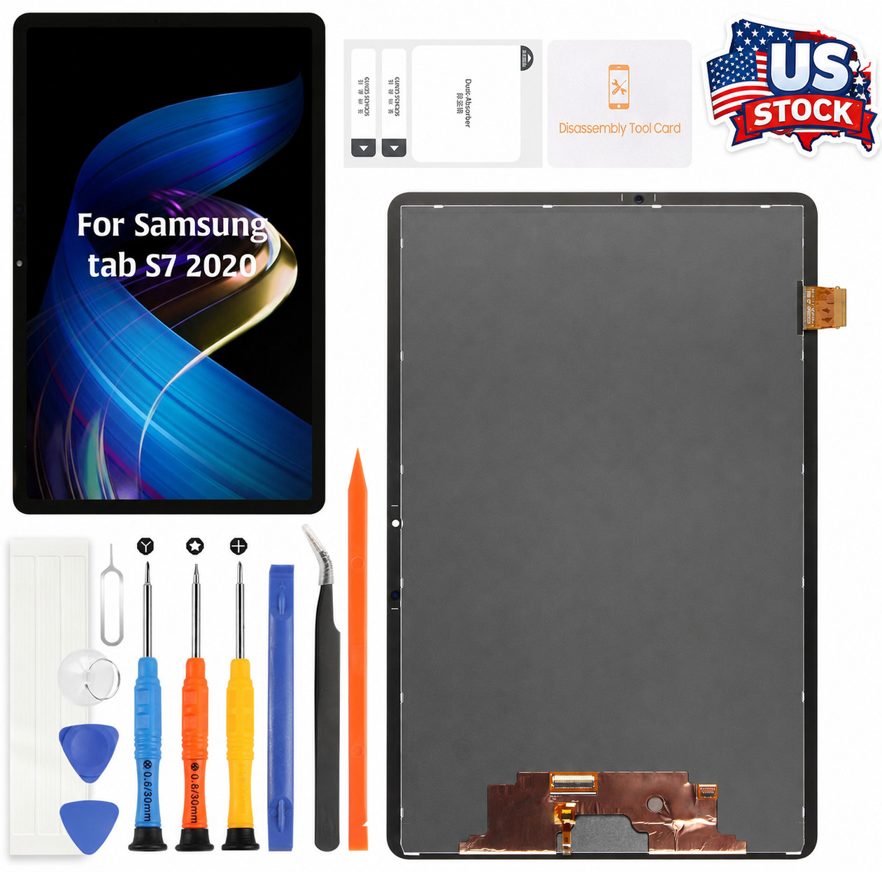 For Samsung Galaxy Tab S7 11″ LCD Display Touch Screen Digitizer Replacement Kit