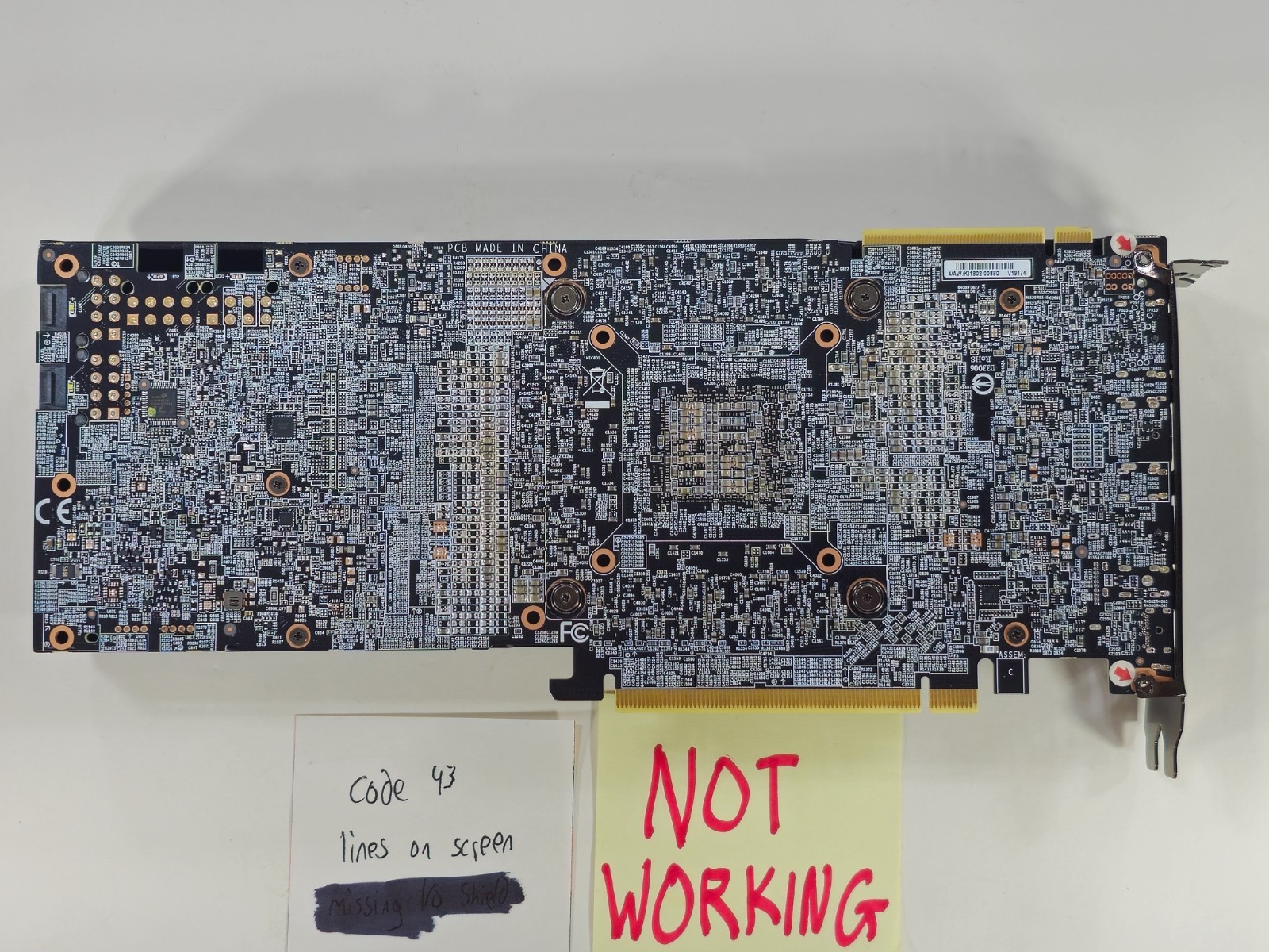 [NOT WORKING] GIGABYTE GeForce RTX 2080 Ti TURBO 11GB 11G 352-bit GDDR6 NVIDIA