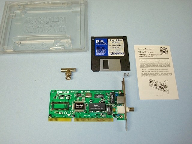 KNE-20BT ISA 10BaseT BNC/RJ45 16 Bit ISA Ethernet Card