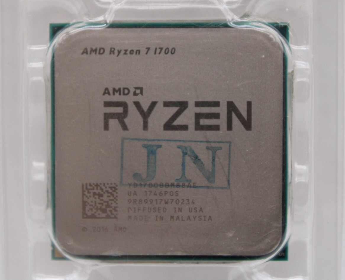 AMD Ryzen R7 1700X CPU YD1700BBM88AE 3.4GHz Processor *USED*