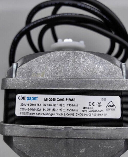 1X 230V M4Q045-CA03-51 0.25A 36/10W for Freezer Motor Fan Fast Delivery