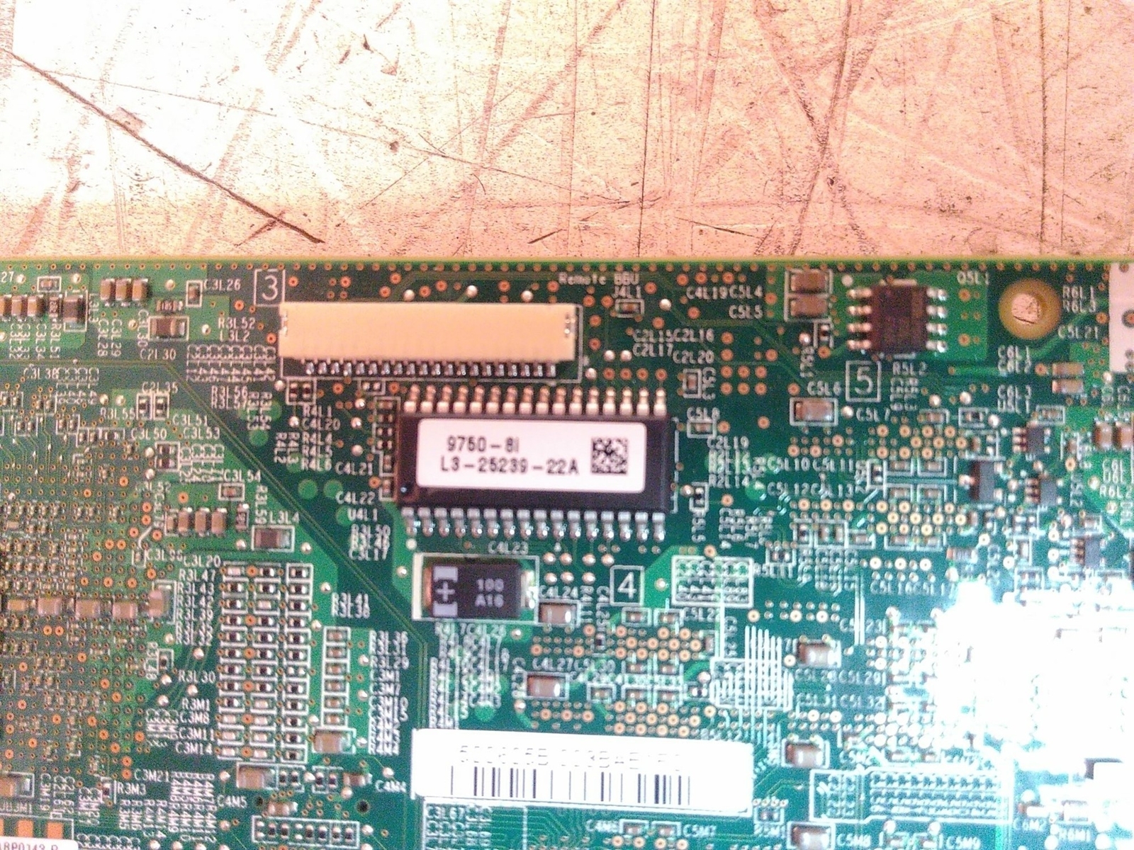 Lot of 2 LSI 9750-8i PCIe 2-Port SAS RAID Controllers
