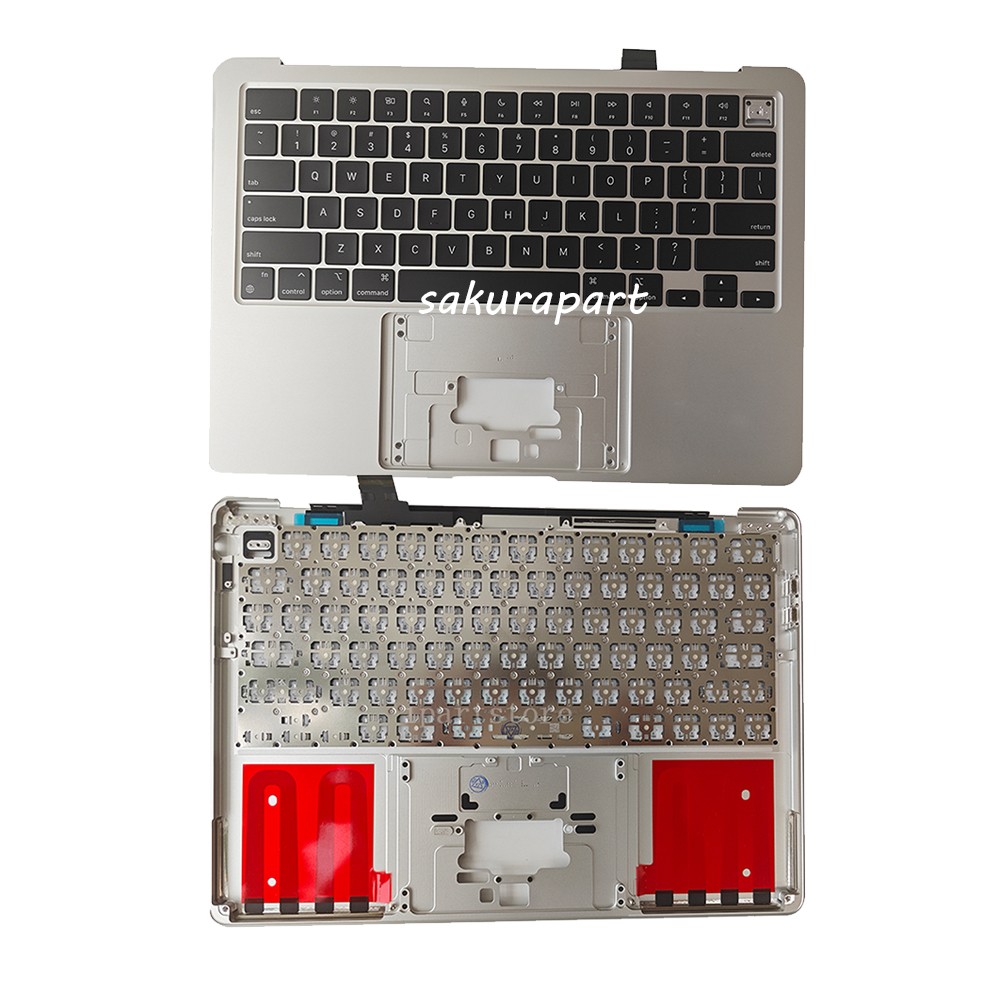 Silver For Apple MacBook Air M4 13″ 2025 A3240 Palmrest Cover US Keyboard