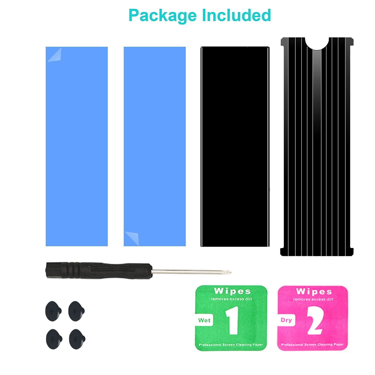 M.2 2280 SSD Cooler with Easy Clip Design for PS5 and Desktop PCs – 20°C Cooling