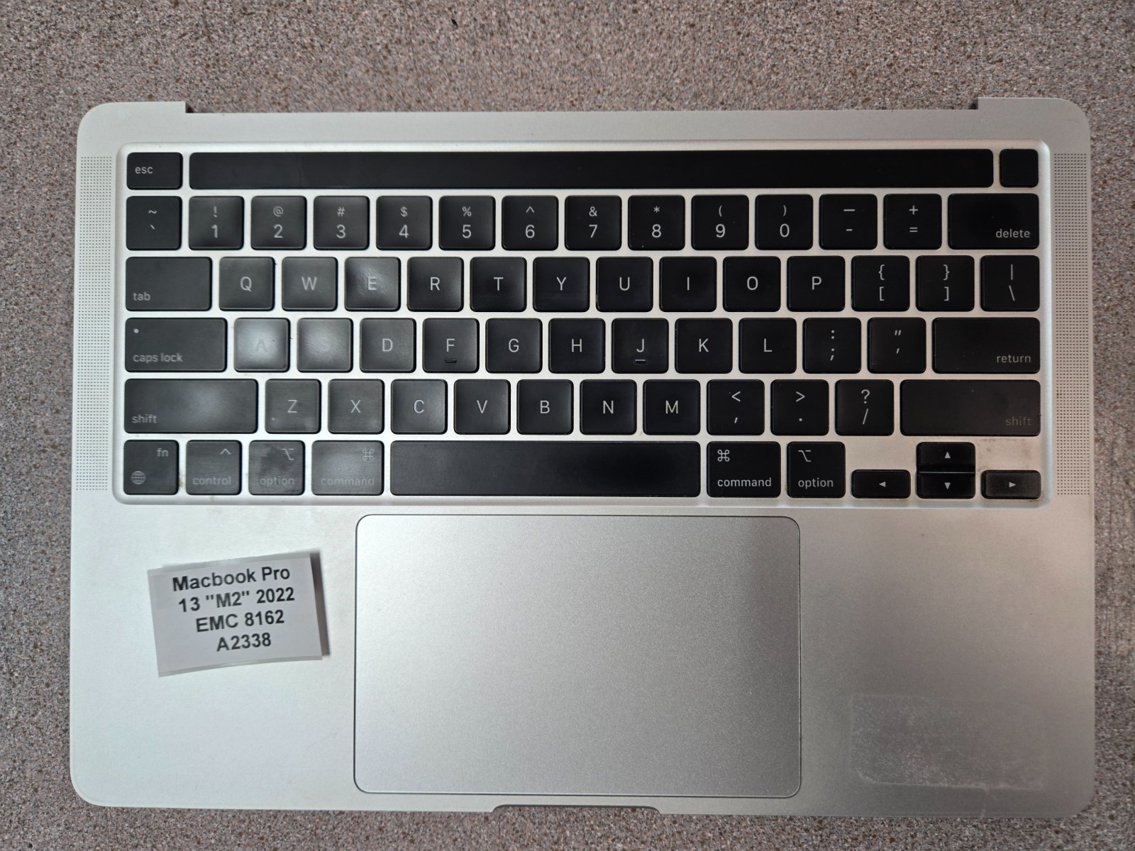 Top Case Keyboard Battery Palmrest For MacBook Pro 13″ M2 A2338 2022 Silver