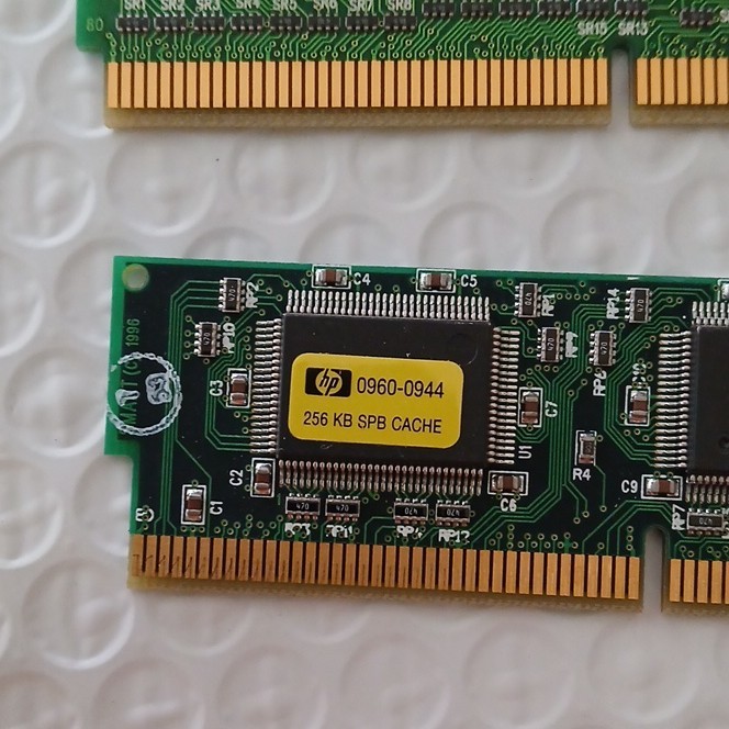 HP 256KB Cache SRAM Kit (2x256KB) 168-Pin DIMM PC-133 ECC 5063-8783 0960-0944