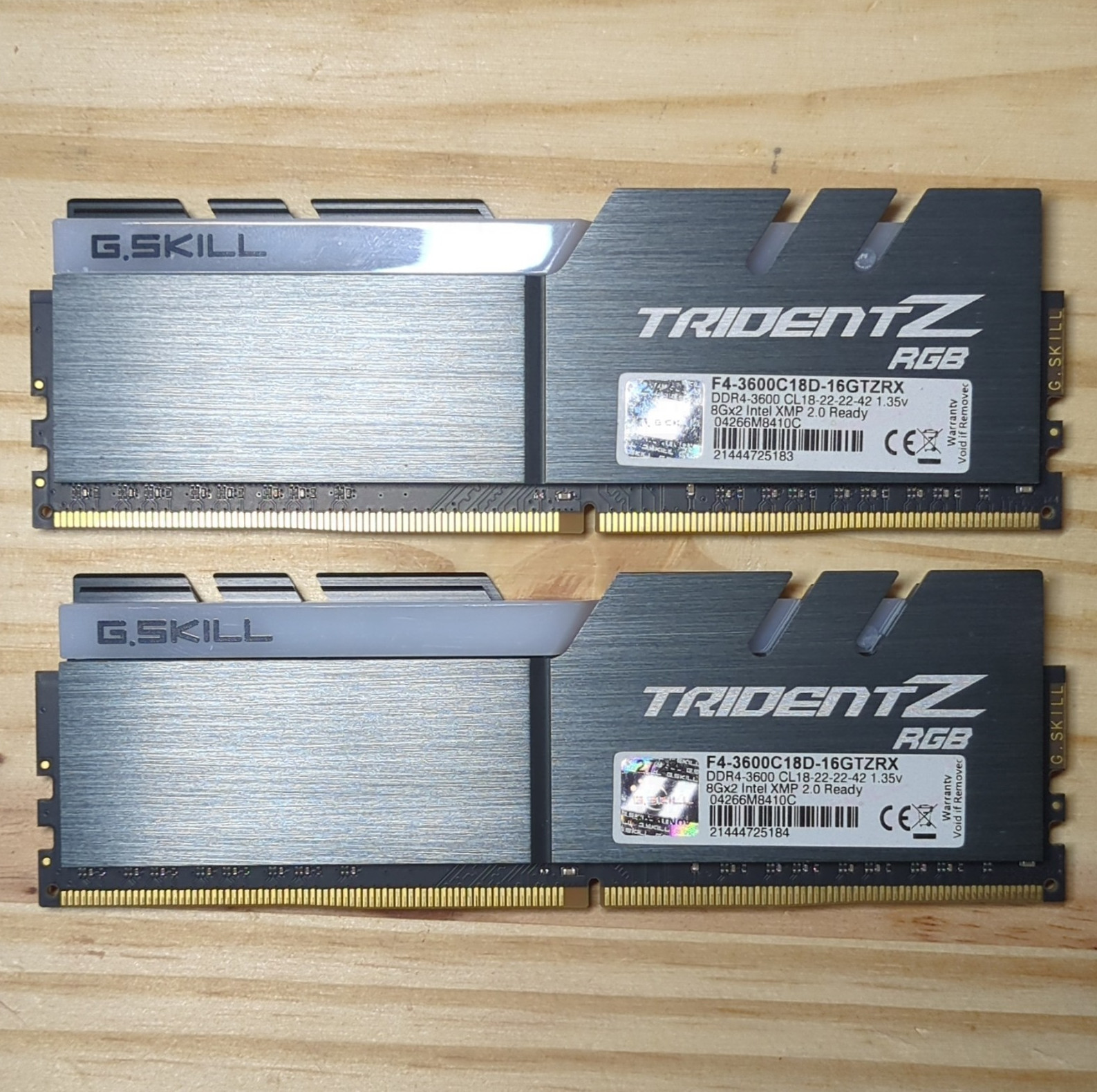 G.SKILL Trident Z RGB DDR4-3600 CL18 16GB (2x8GB) 288-Pin DIMM