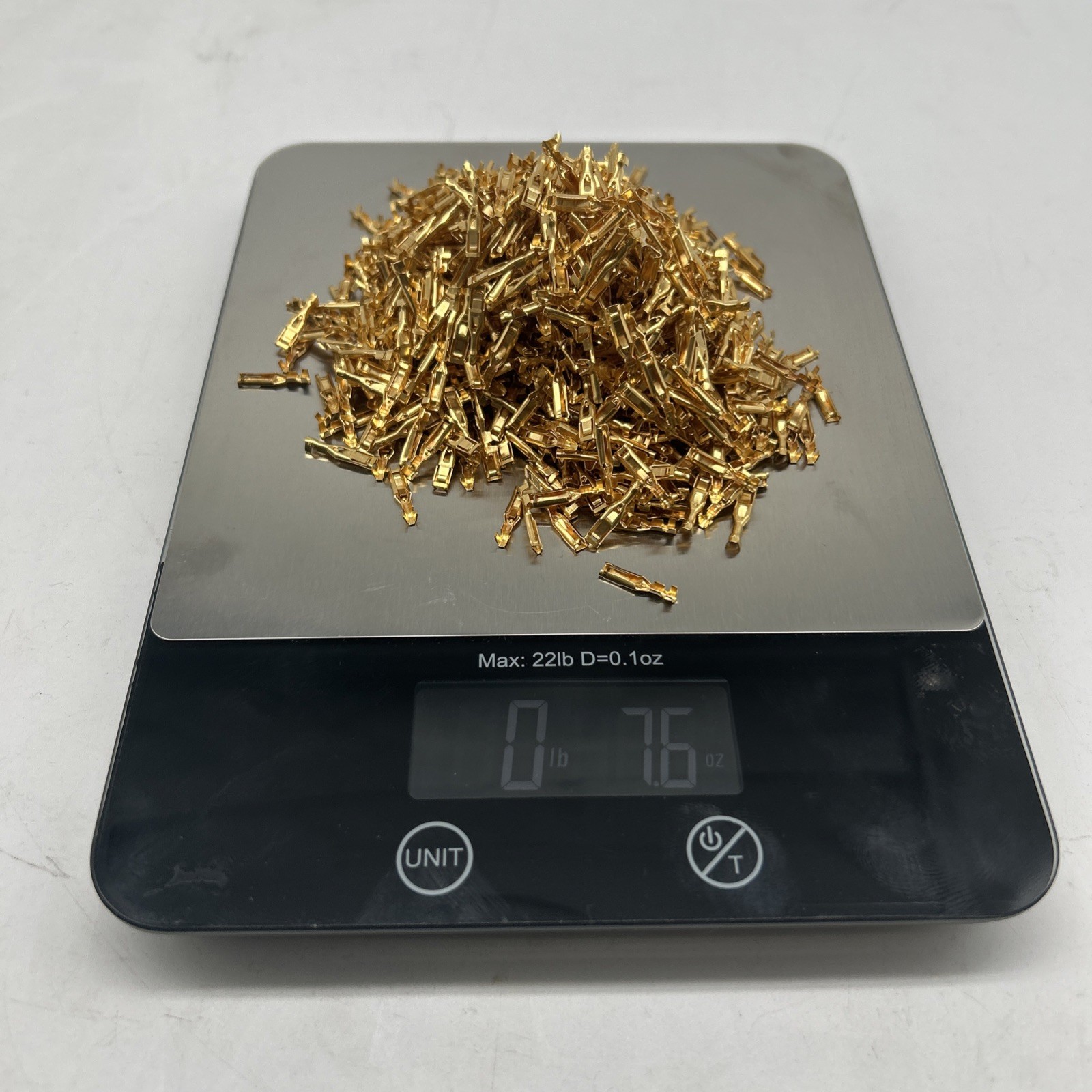 Gold Plated Test Pins For Gold Scrap Recovery 1/4 Lb (115 grams) High Quality