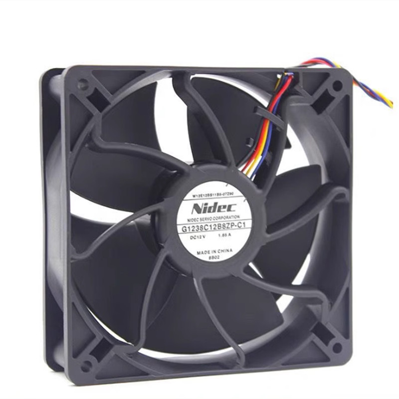 1PC G1238C12B8ZP-C1 1PCS NEW Nidec 12V 1.85A 12038 120mm PWM4-wire cooling