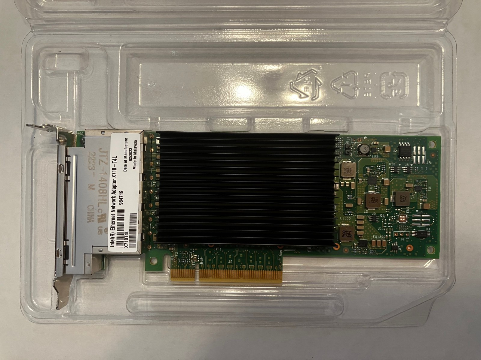 Genuine Intel X710T4L Intel Ethernet Network Adapter Quad Port 4 10Gbe X710-T4L
