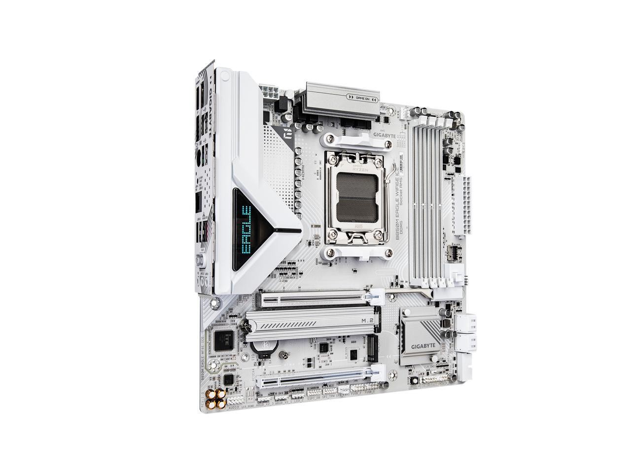 GIGABYTE B850M EAGLE WF6E ICE AM5 AMD B850 Micro ATX Motherboard