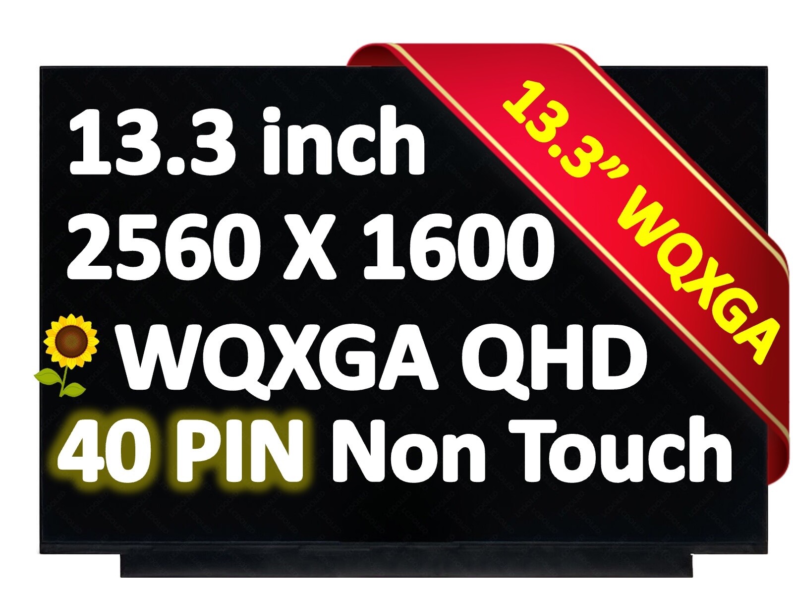 N133GCA-GQ1 06GHK8 WQXGA 2560×1600 40pin Fit NE133QDM-N60 B133QAN04.1 LCD SCREEN