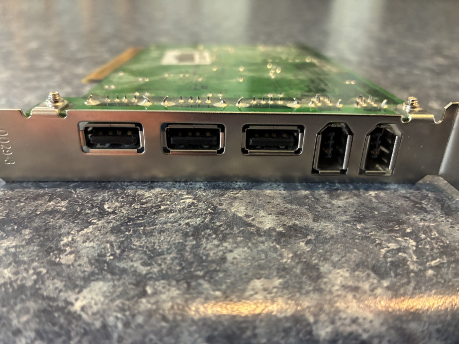 FIREWIRE / USB PCI CARD. ALI, MODEL # GUF320, 3 USB & 2 FIREWIRE HUBS, WORKING