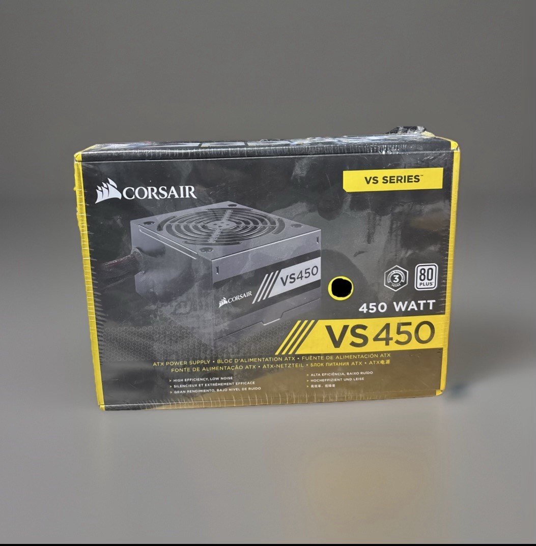 New Sealed Corsair VS450 450W ATX 80+ PC Computer Power Supply/2017 CP-9020170