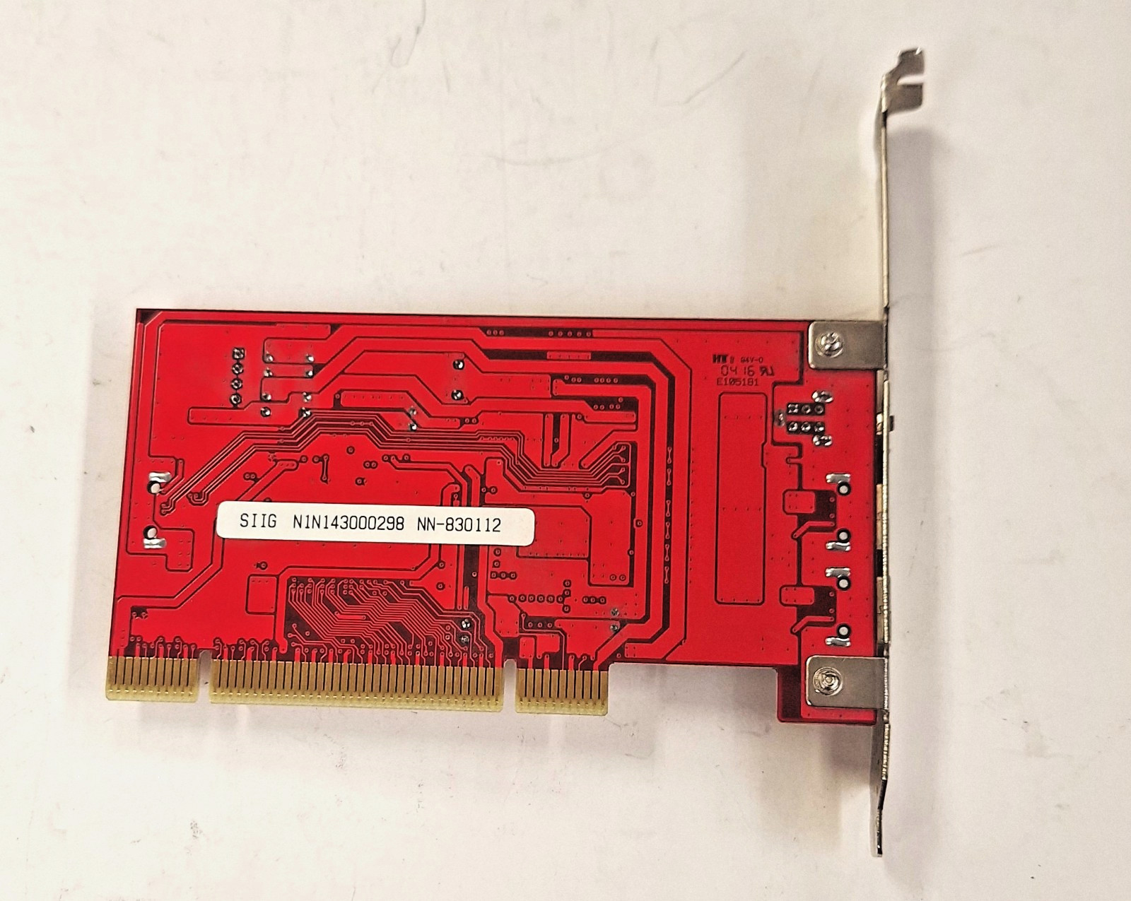 SIIG NN-830112 FIREWIRE HOST ADAPTER