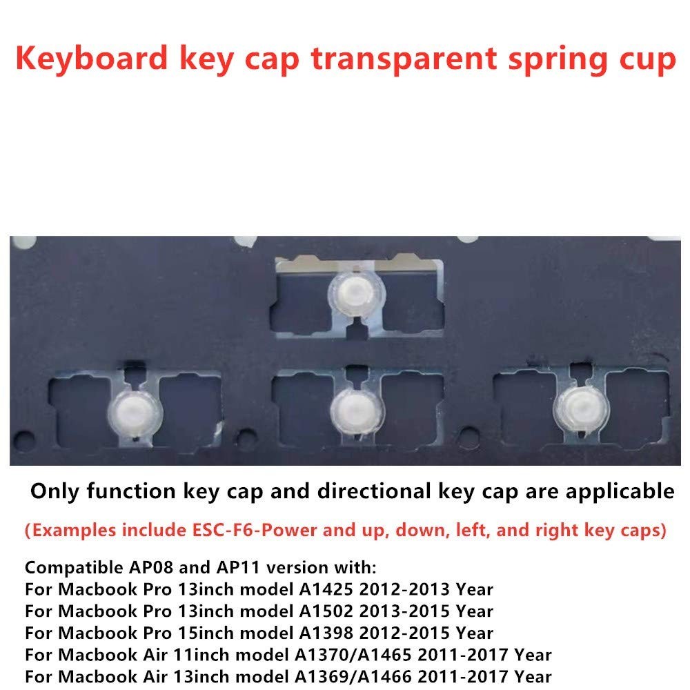 Replacement Individual Keyboard Function Key/Arrow Key Cap Transparent Spring…