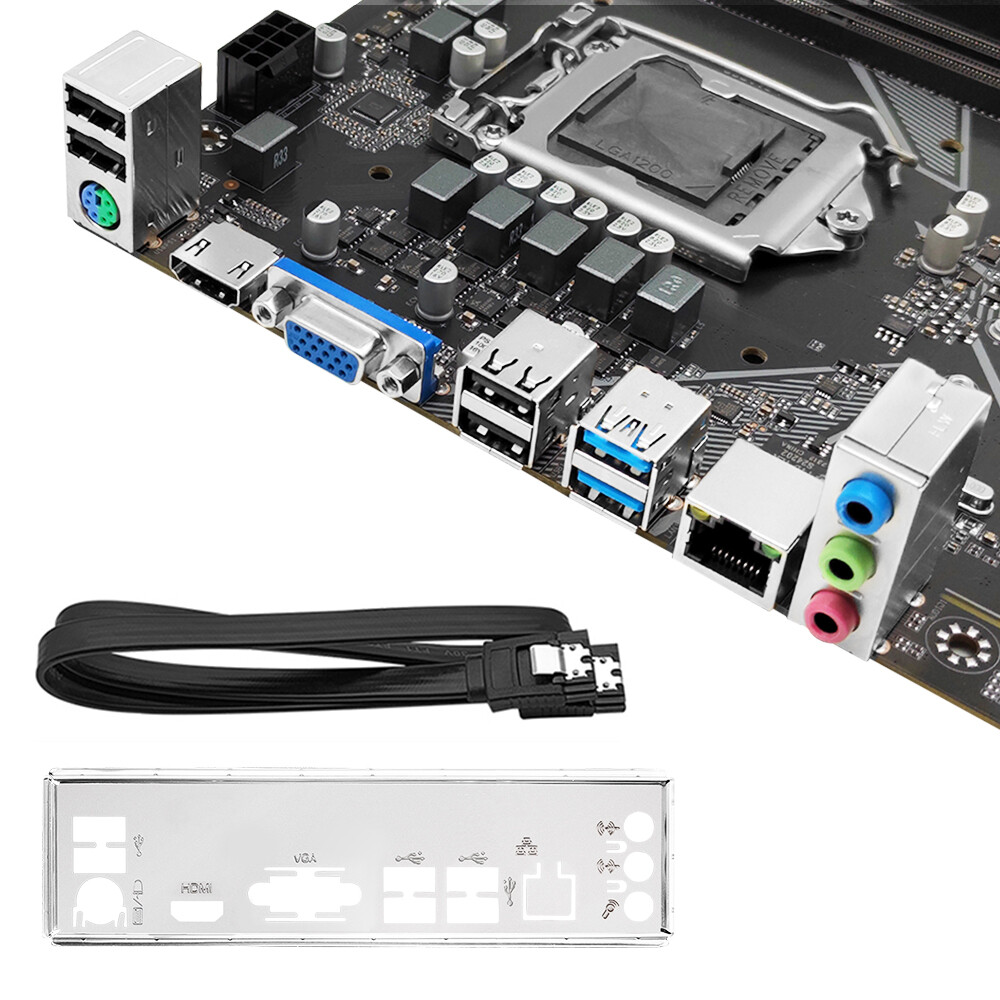 LGA 1200 Motherboard DDR4 RAM H511M PRO Intel H470 Chipset HDMI & VGA NVMe M.2