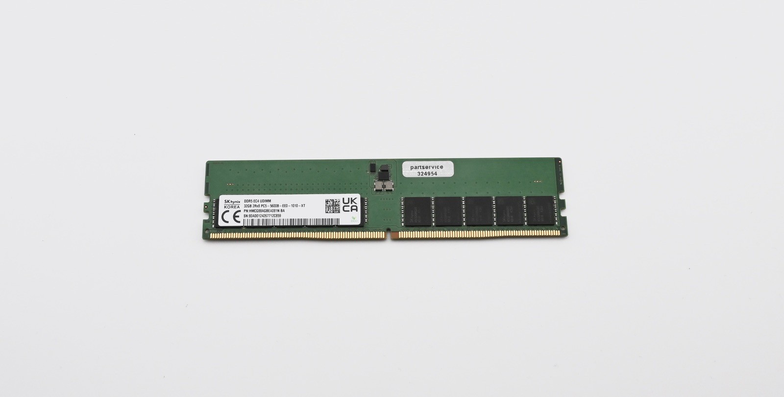 SK Hynix 32GB DDR5 5600MHz EC4 UDIMM 2Rx8 PC5-5600B-EE0 HMCG88AGBEA081N ECC RAM