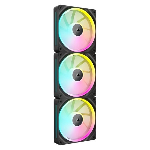 Corsair iCUE Link LX120 RGB PWM 120 mm 2400 rpm 4-Pin Case Fans 3-Pcs (Black)