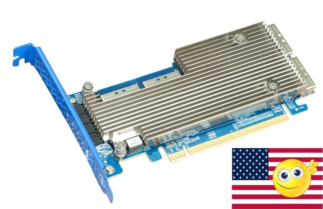 🔥-NEW-🔥HighPoint Rocket 1628A -PCIe x16 Gen5 w/4x MCIO_8i *up to 60,000MB/s