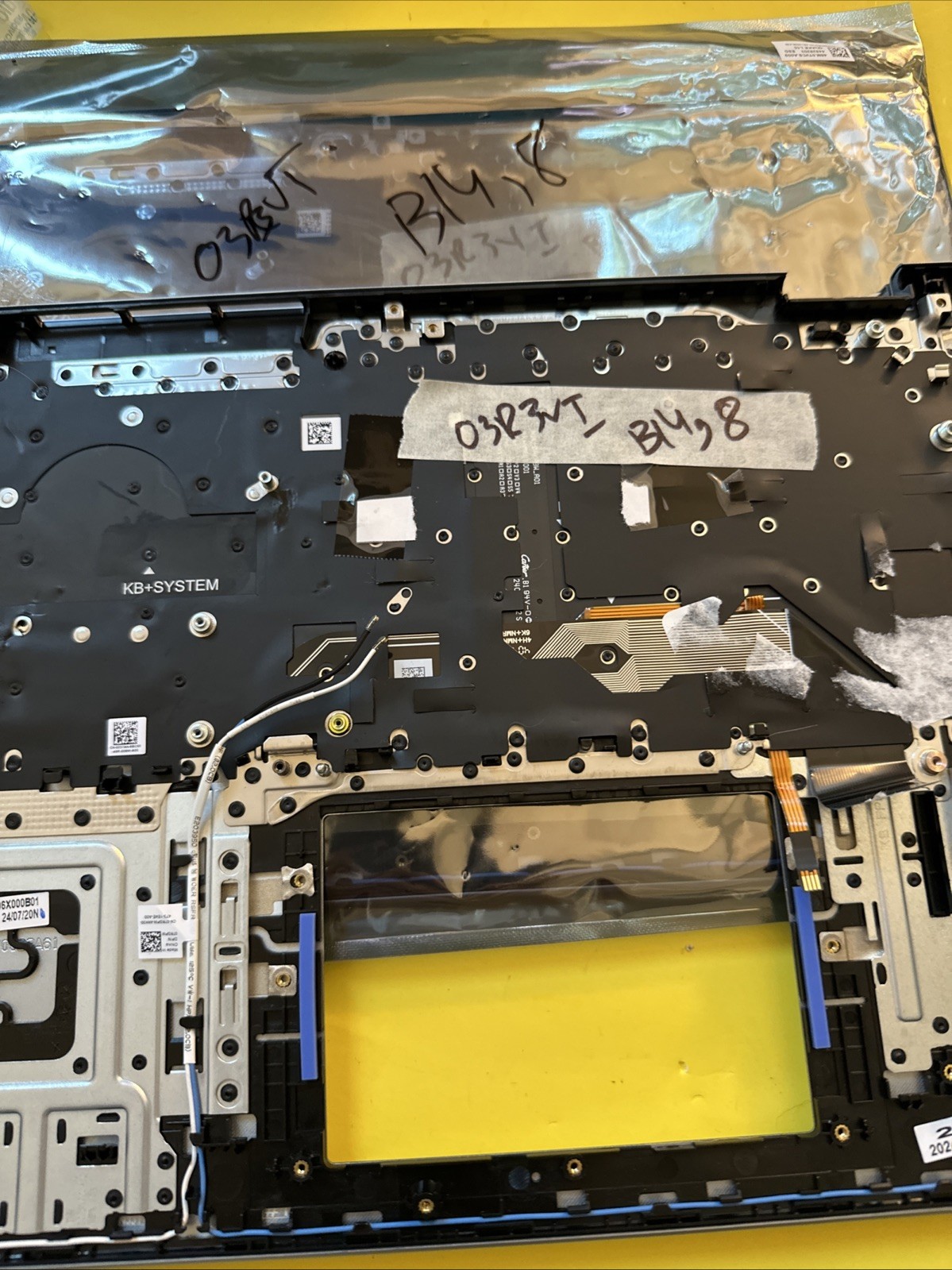 Dell Inspiron 5640 5645 Palmrest Backlit English KBD 03R3VT 3R3VT B14,8