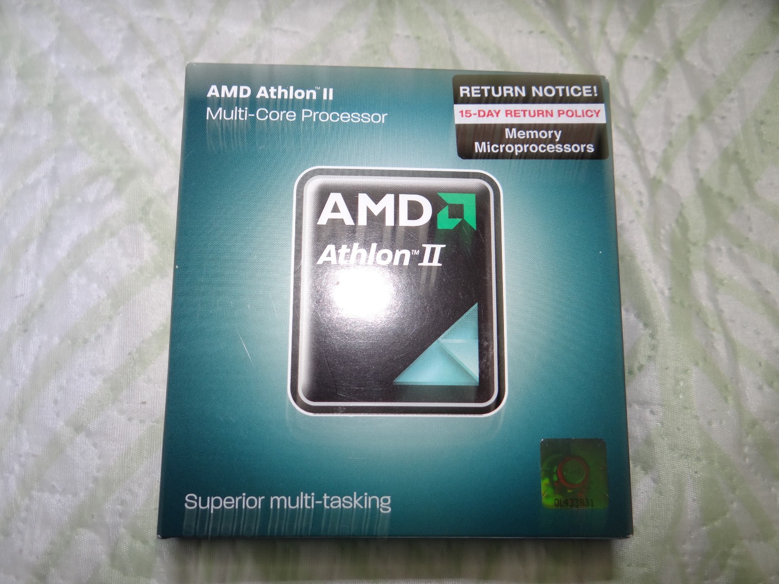 AMD Athlon II X2-265 3.3 GHz Dual Core Socket AM3 CPU & Cooler — NEW