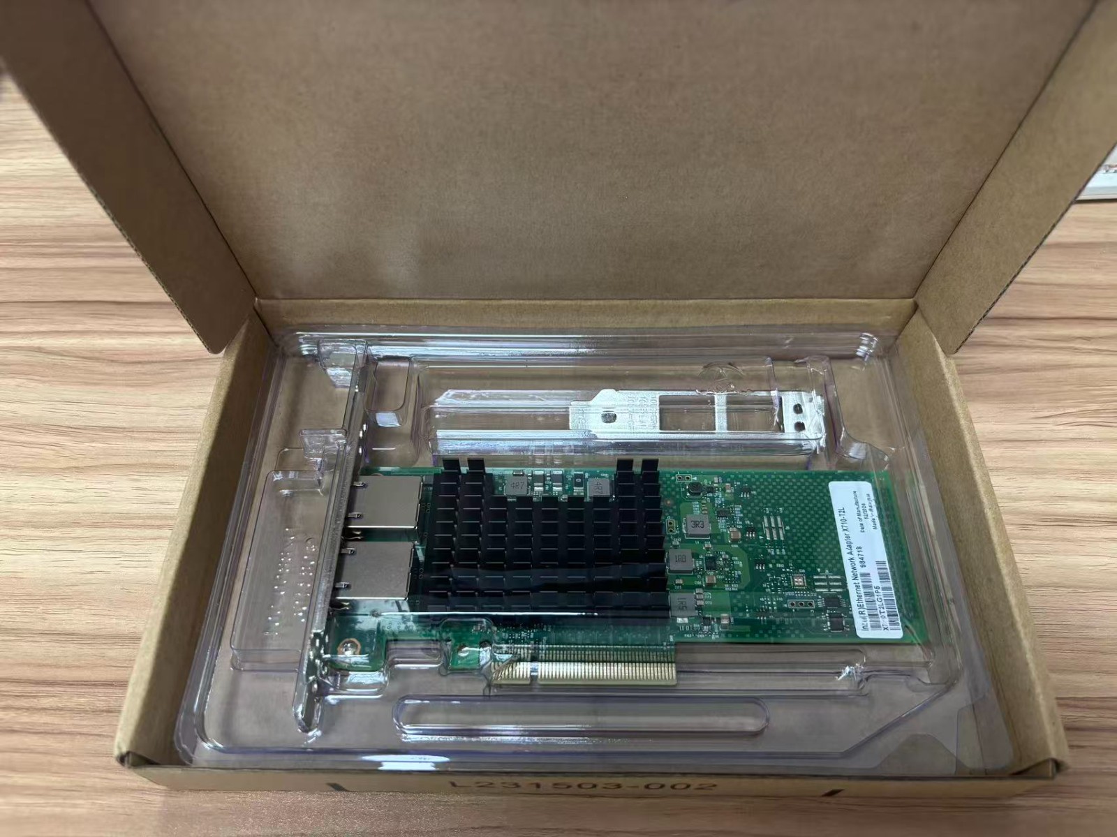 Intel X710-T2L Dual-Port 10GbE RJ45 PCIe 3.0 x8 Server NIC, NBASE-T Virtualizati
