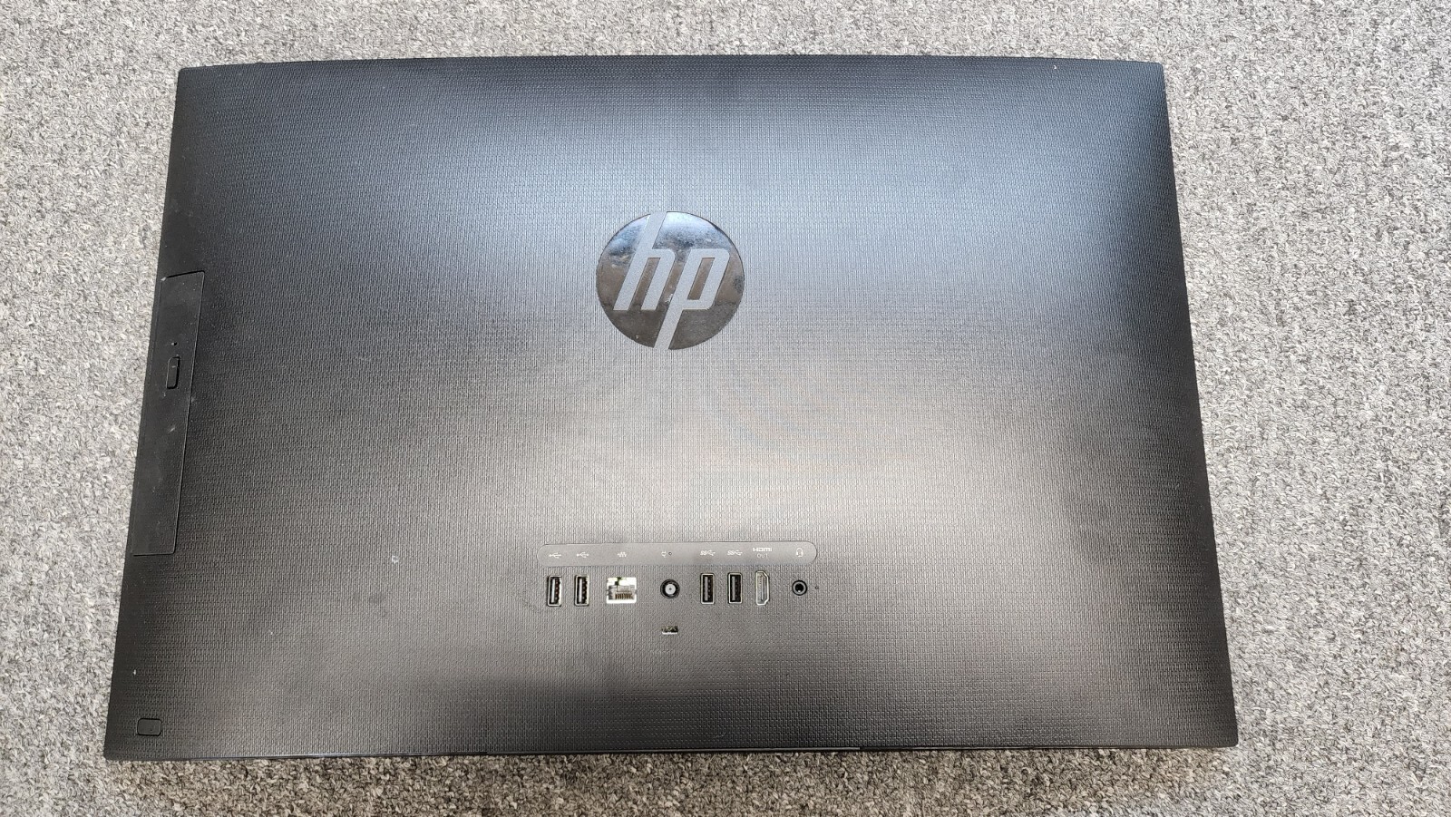 HP 24-F Motherboard, CPU, Housing, Disk Drive, Optane Drive, Fans + Small Parts