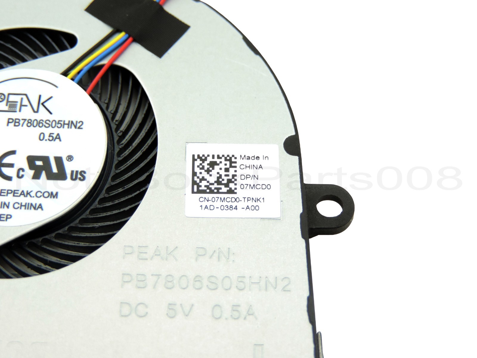 Genuine For Dell Inspiron 15 3501 3505 3595 3585 3593 CPU Cooling Fan 7MCD0