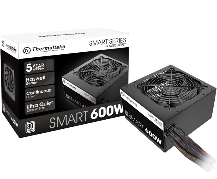 Thermaltake PS-SPD-0600NPCWUS-W Smart 600W ATX12V & EPS12V 80 Plus Power Supply