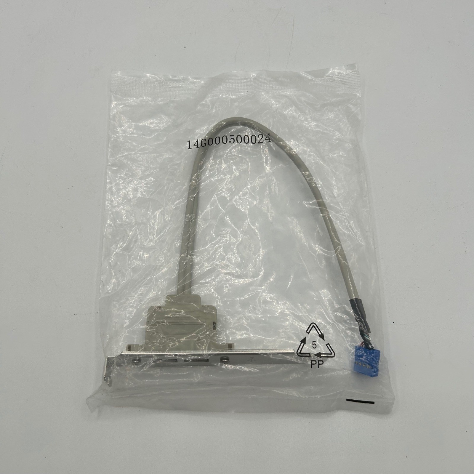 ASUS USB 2.0 Port Bracket Extension Cable Adapter New 14G000500024 2-Port