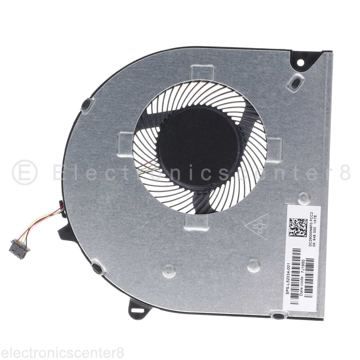 CPU Cooling Fan For HP 15-DU 15S-DU0002TX 15-DW 15-DW0043DX L52034-001