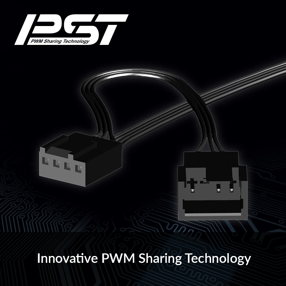 ARCTIC F12 PWM PST (Black) 120 mm PWM PST Case Fan quiet motor Computer PC